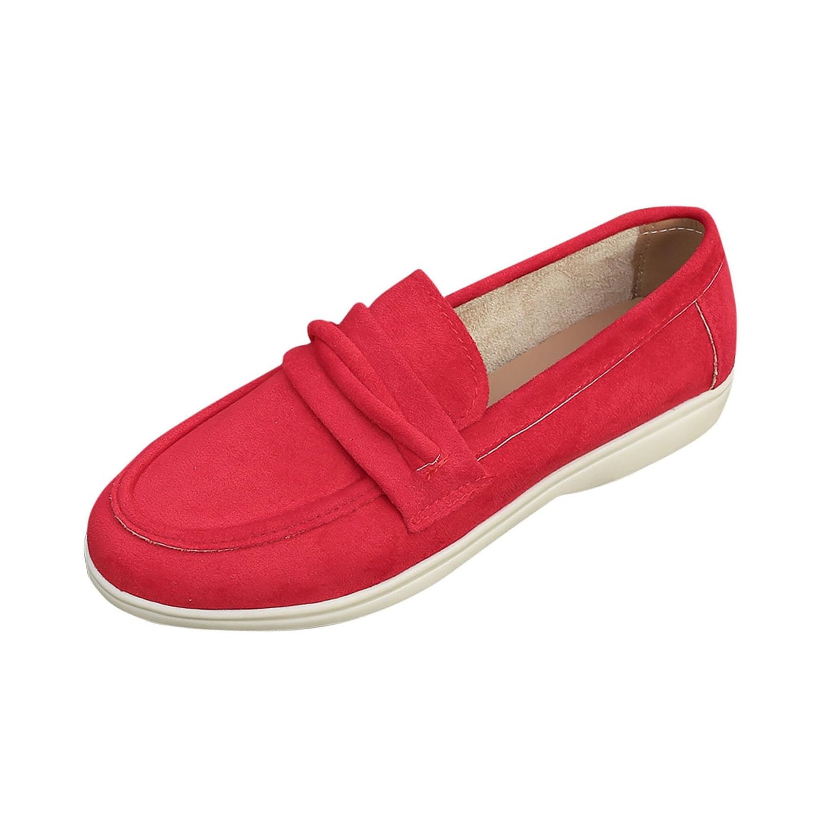 YOUYEDIAN Orthopedic Dress Shoes for Women Arch Support Nurse Shoes Wide Width Slip on Non Slip Work Shoes Knitted Mesh Stretch Comfort 2026 New Foam Shoes